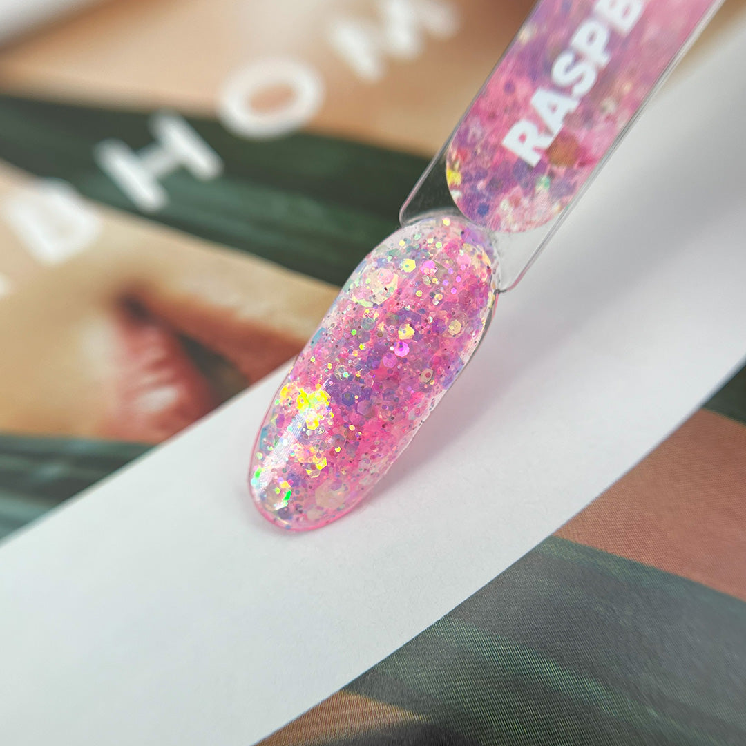 Glitter Korean Gel Raspberry Patrisa Nail 5 Gr