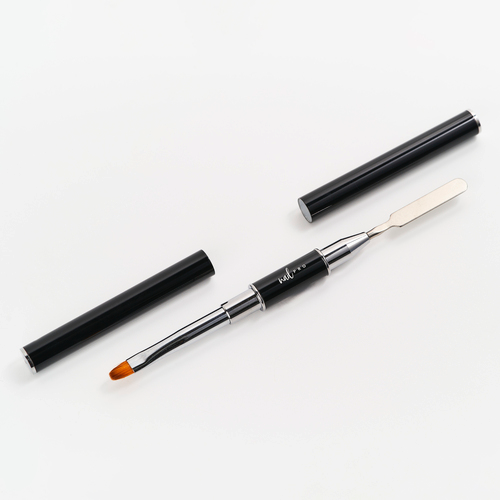 Pincel Polygel Con Espátula Nail Pro