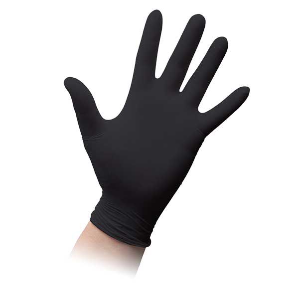 Guantes De Nitrilo Negro - Talla S