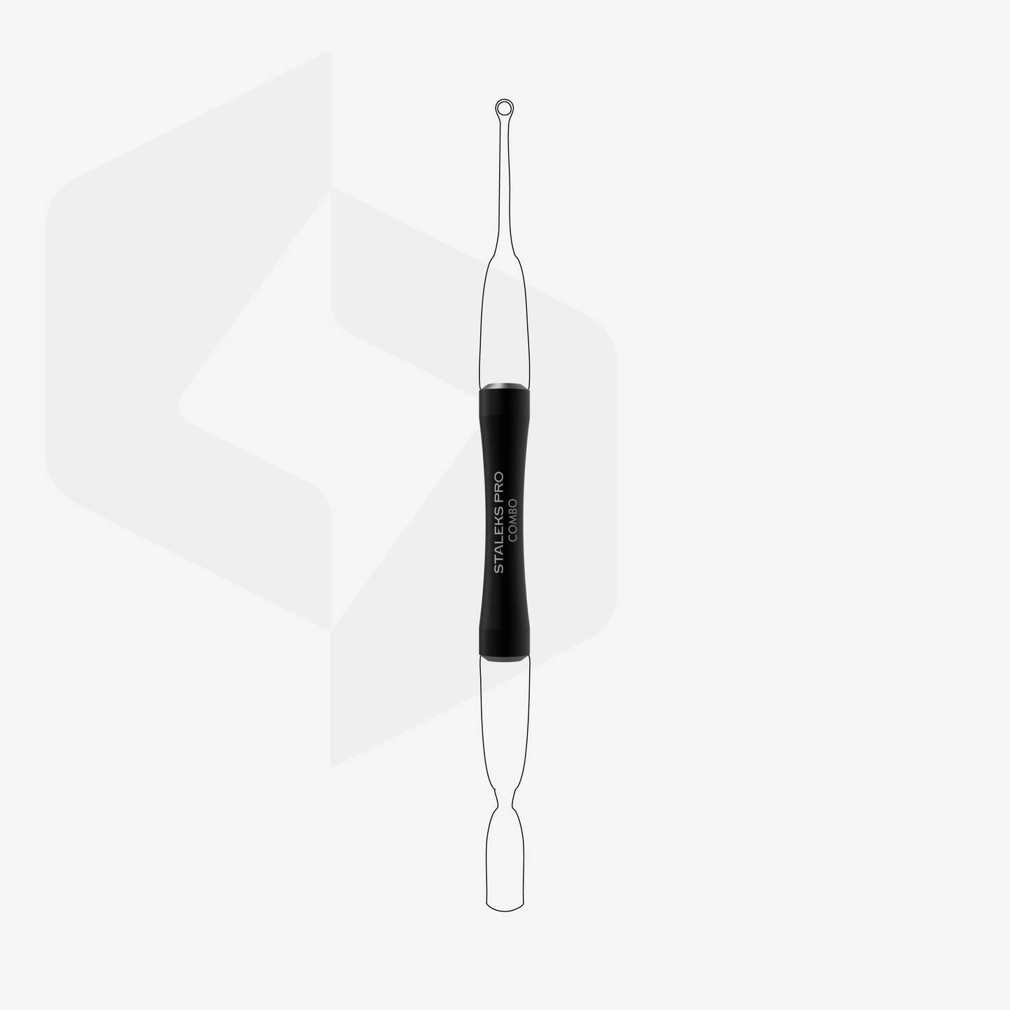 Mango Compatible Con Puntas Intercambiables Nego Para Repujador De Cutículas Staleks