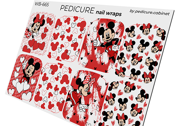 WB-665 - Sticker Pedicure The Nail Wraps