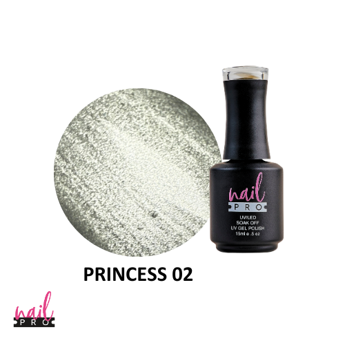 Esmalte Ojo De Gato Princess 02 Nail Pro 15 ml