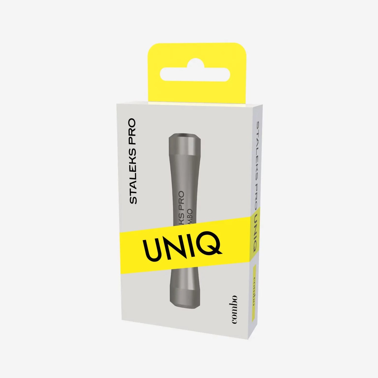 Mango Plateado para Repujador de Cutículas STALEKS UNIQ 10 – Compatible con Puntas Intercambiables