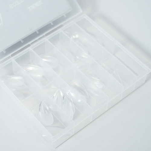 Tips Soft Gel Short Stiletto Nail Pro