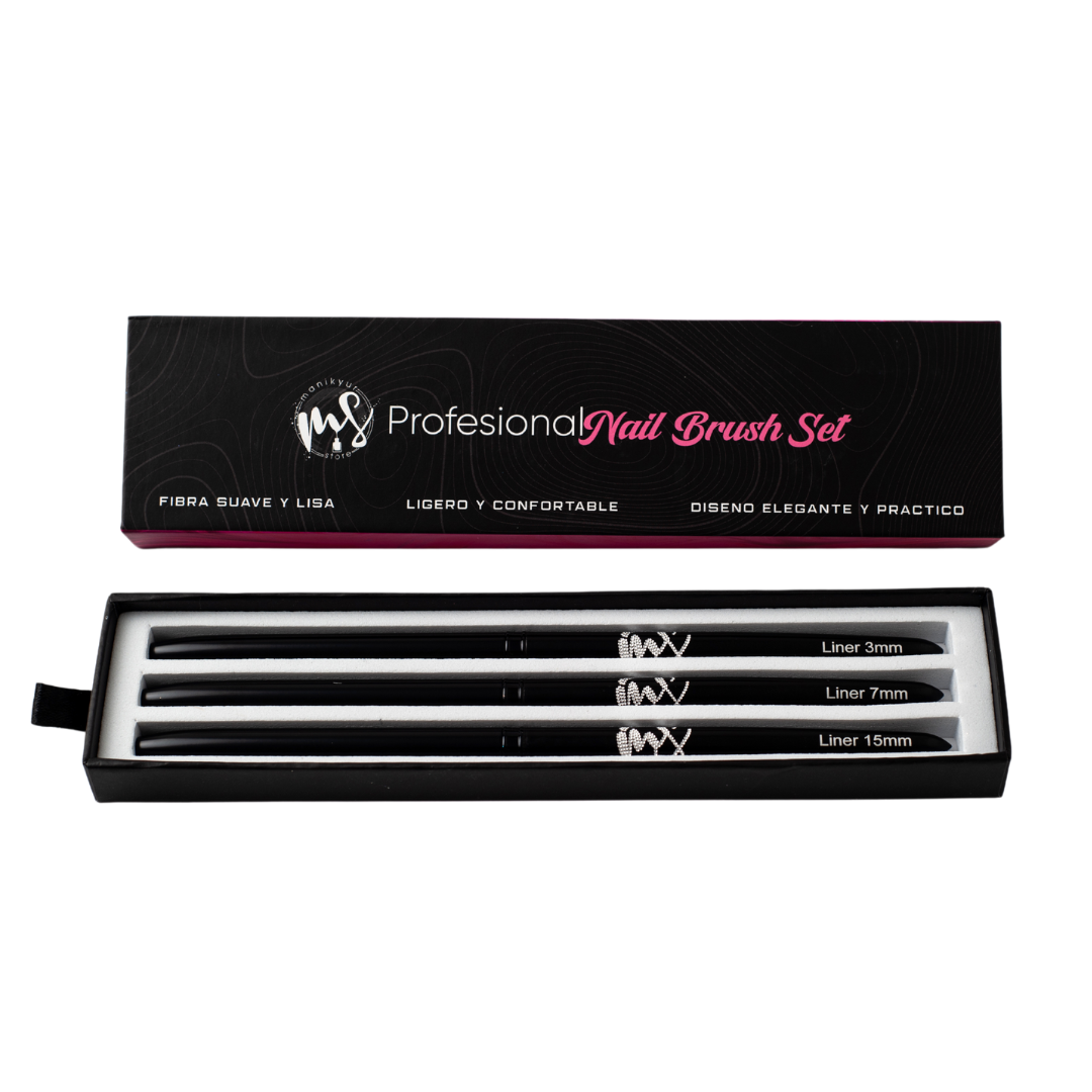 Kit Pinceles Liner Profesionales Manikyurstore