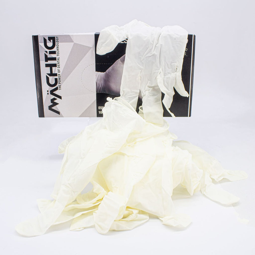 Guantes De Nitrilo Blanco - Talla M