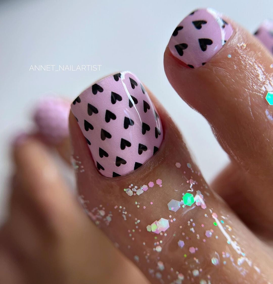 WR-727 - Sticker Pedicure The Nail Wraps