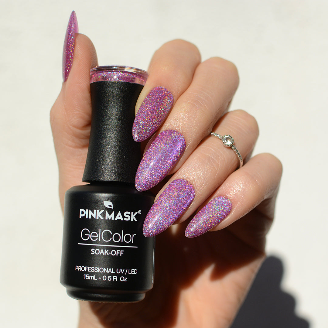 Esmalte Cat Eye "Jupiter " Pink Mask 15 ml