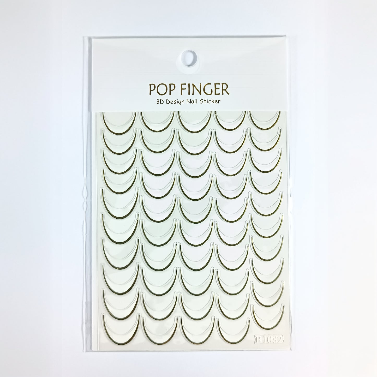 Sticker French Blanco/Dorado