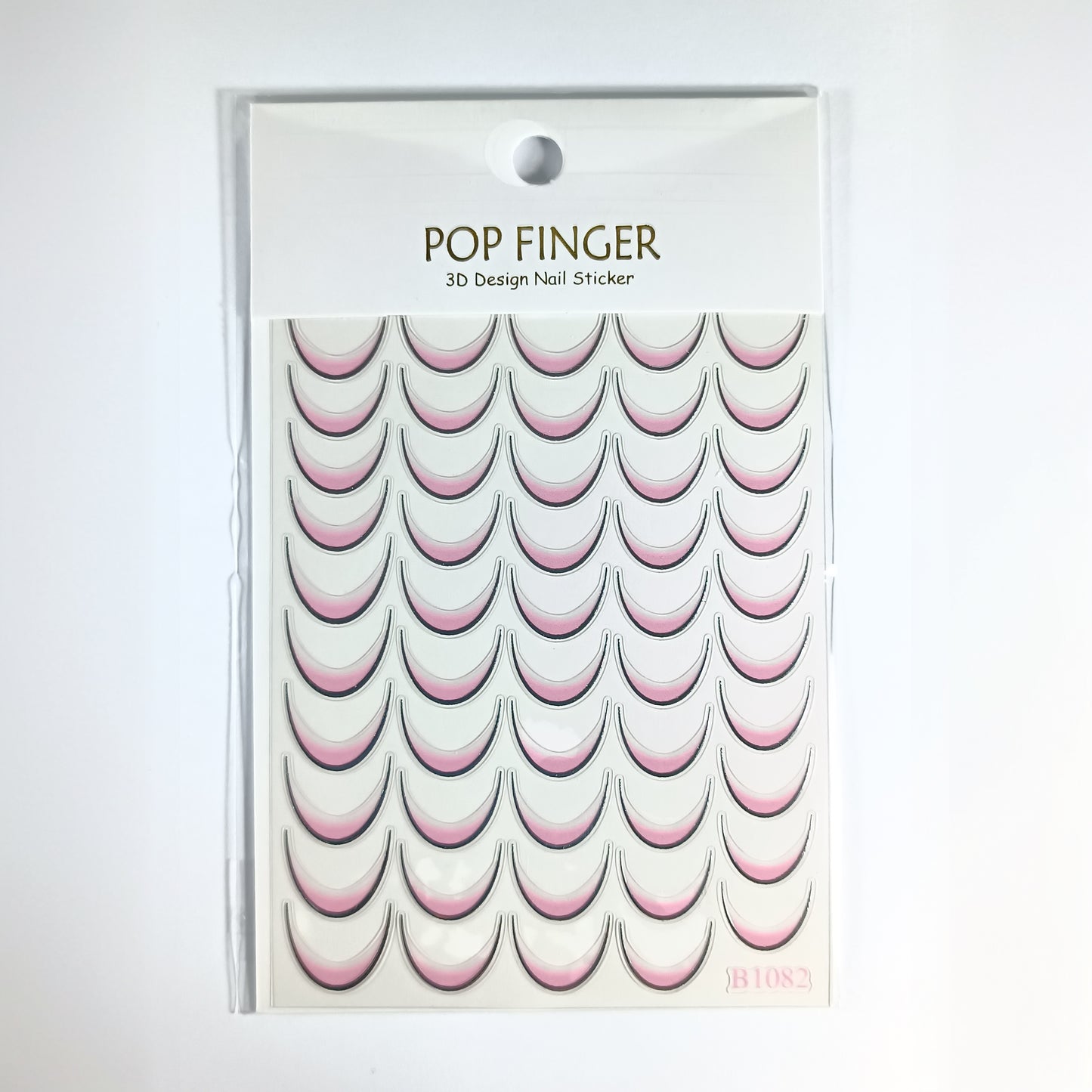 Sticker French Rosa/Plateado