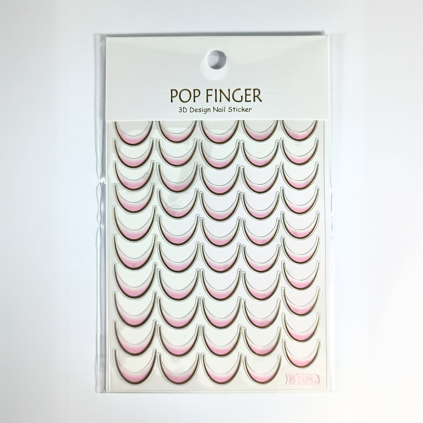 Sticker French Rosa/Dorado