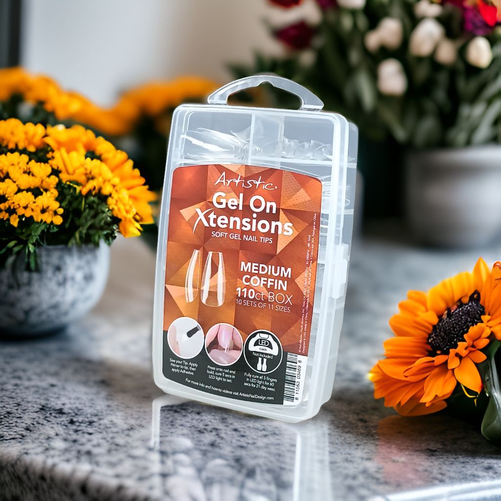 Tips Soft Gel Artistic Medium Coffin