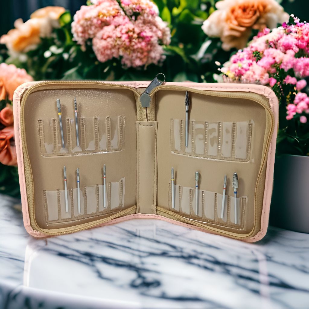 Estuche Cuero Sintetico Para Fresas