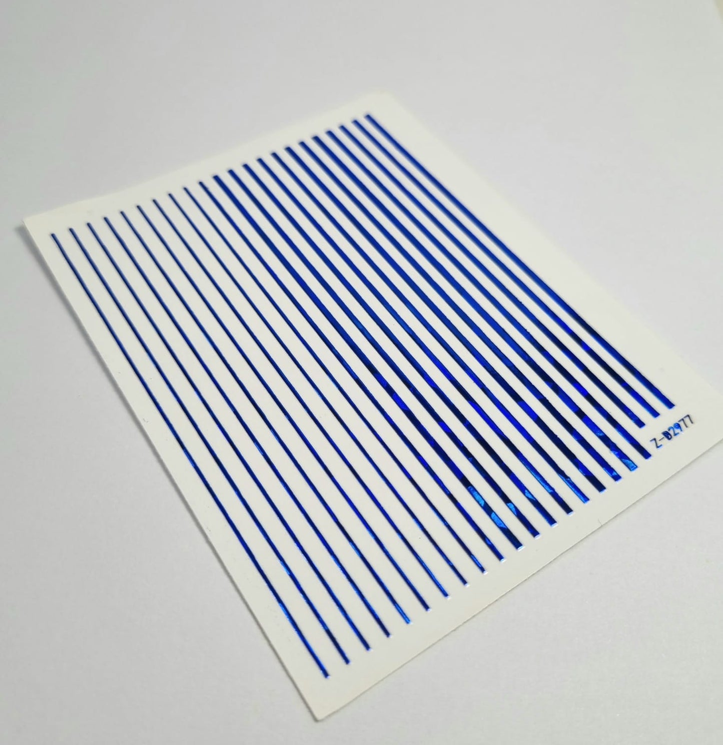 Sticker Cinta Azul Holográfica