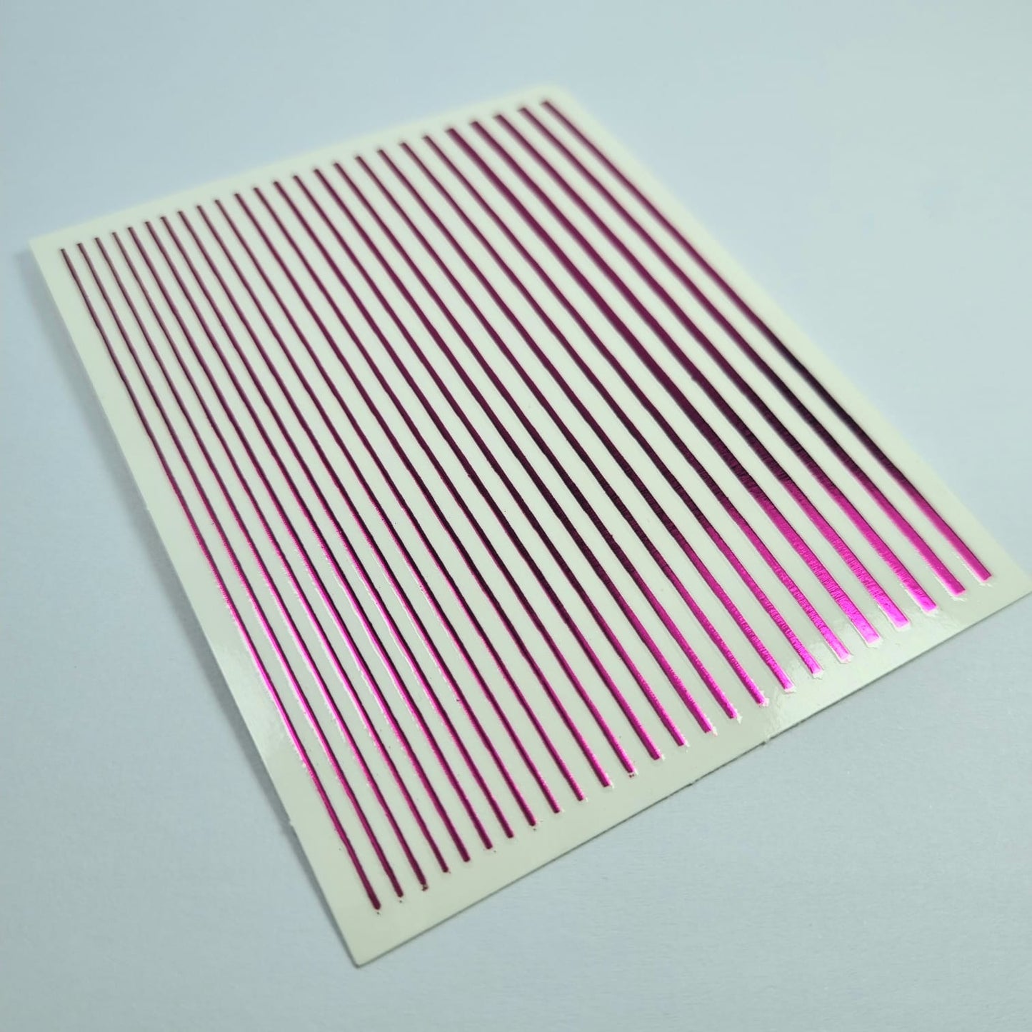 Sticker Cinta Metalica Fucsia