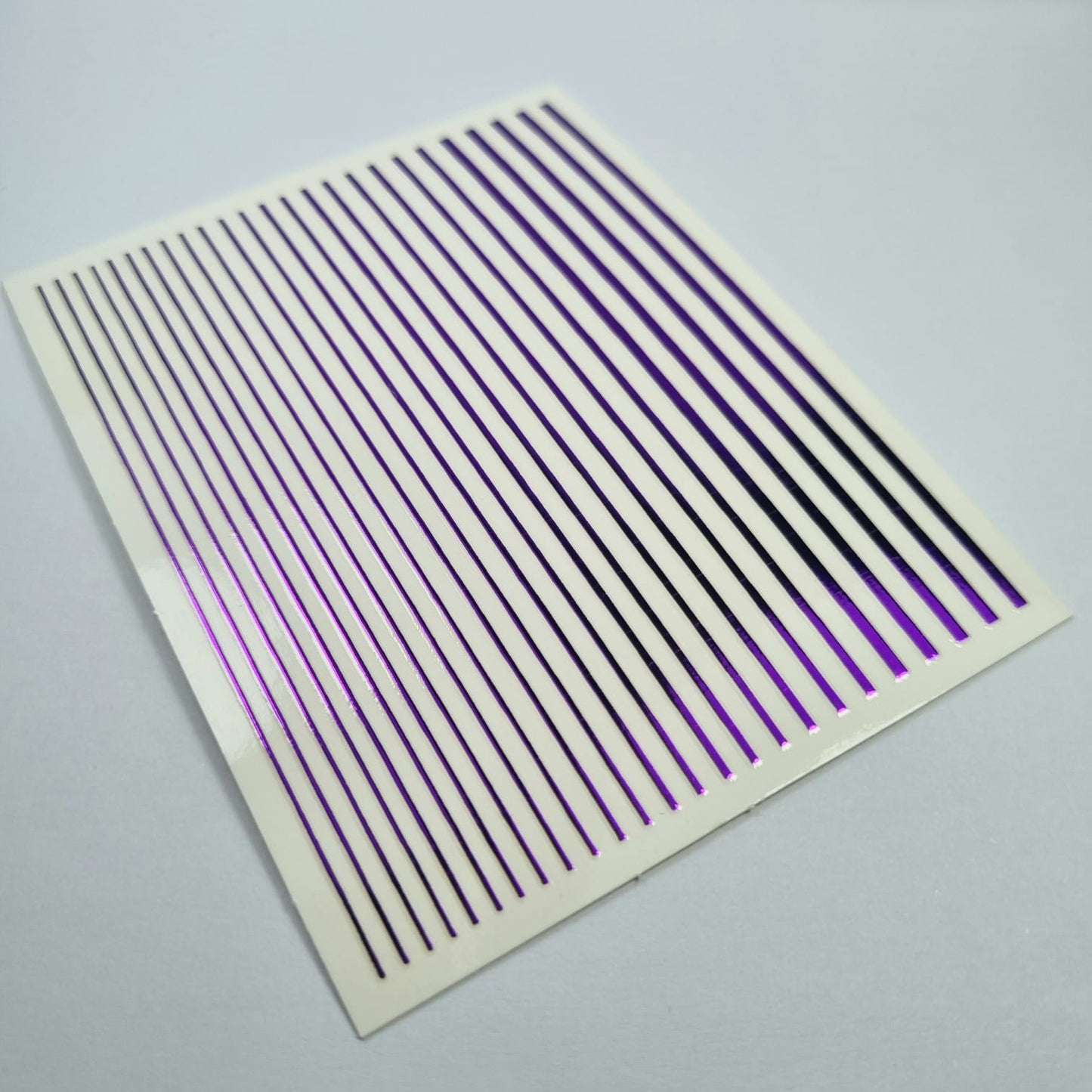 Sticker Cinta Metalica Morada