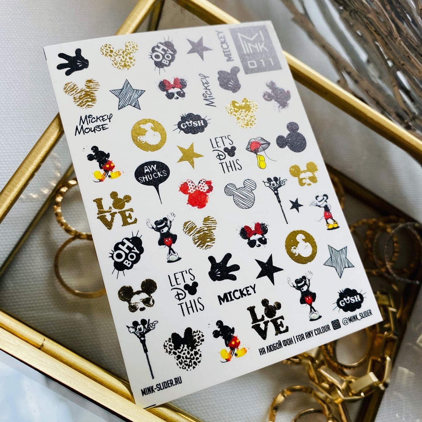 Water Decals Mink Slider #11