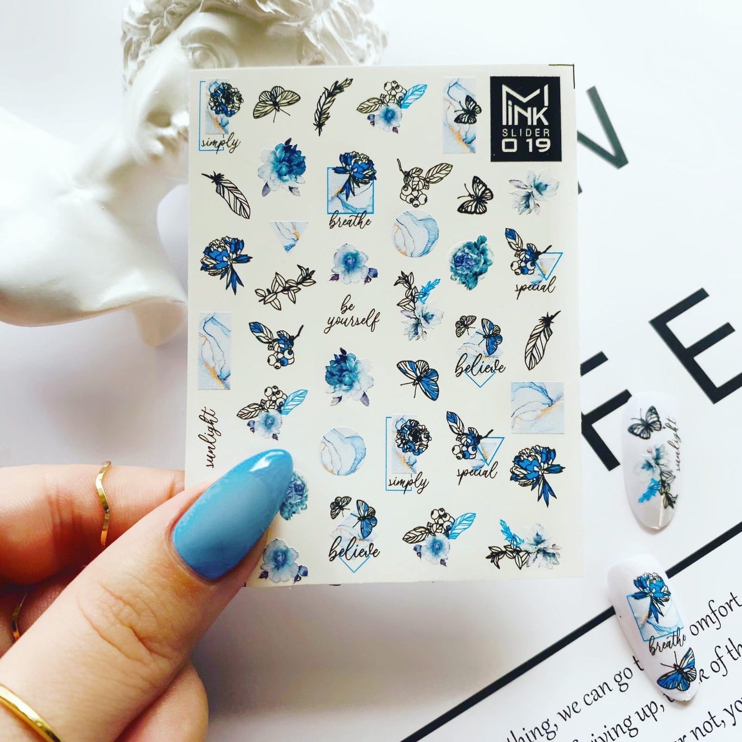 Water Decals Mink Slider #19