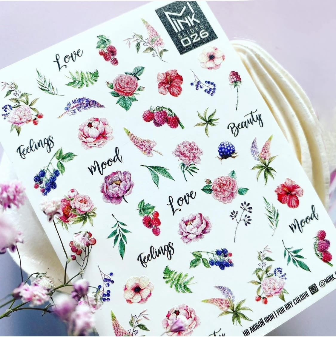 Water Decals Mink Slider #26