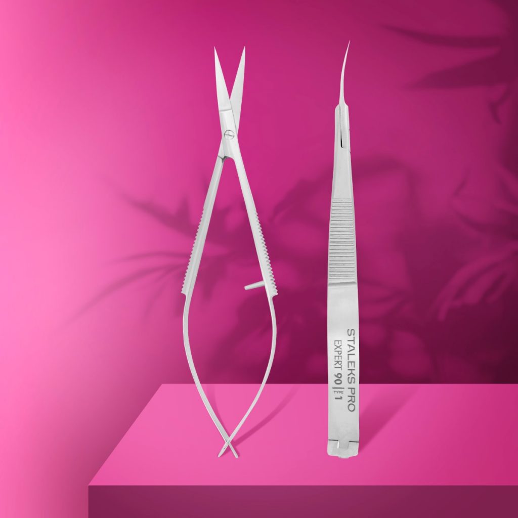 Tijera Expert 90/1 (Tweezers) Staleks Pro