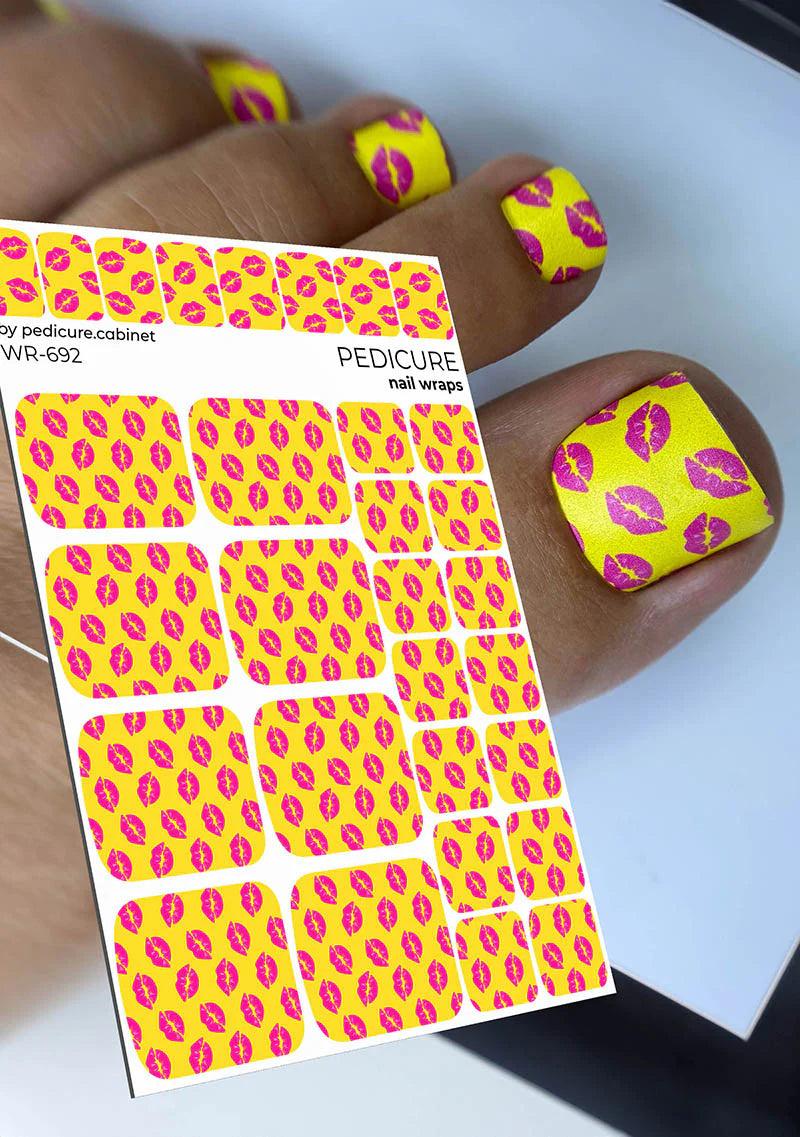 WR-692 - Sticker Pedicure The Nail Wraps