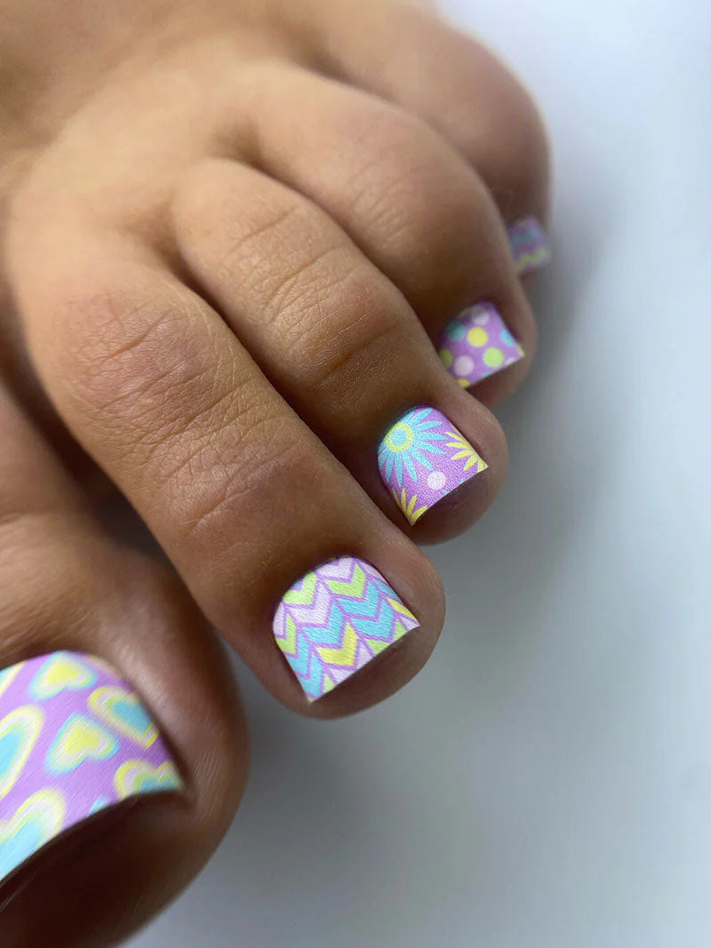WR-720 - Sticker Pedicure The Nail Wraps