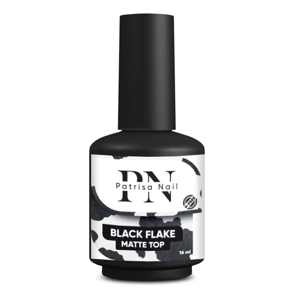 Top Matte Black Flake Patrisa Nail 16Ml