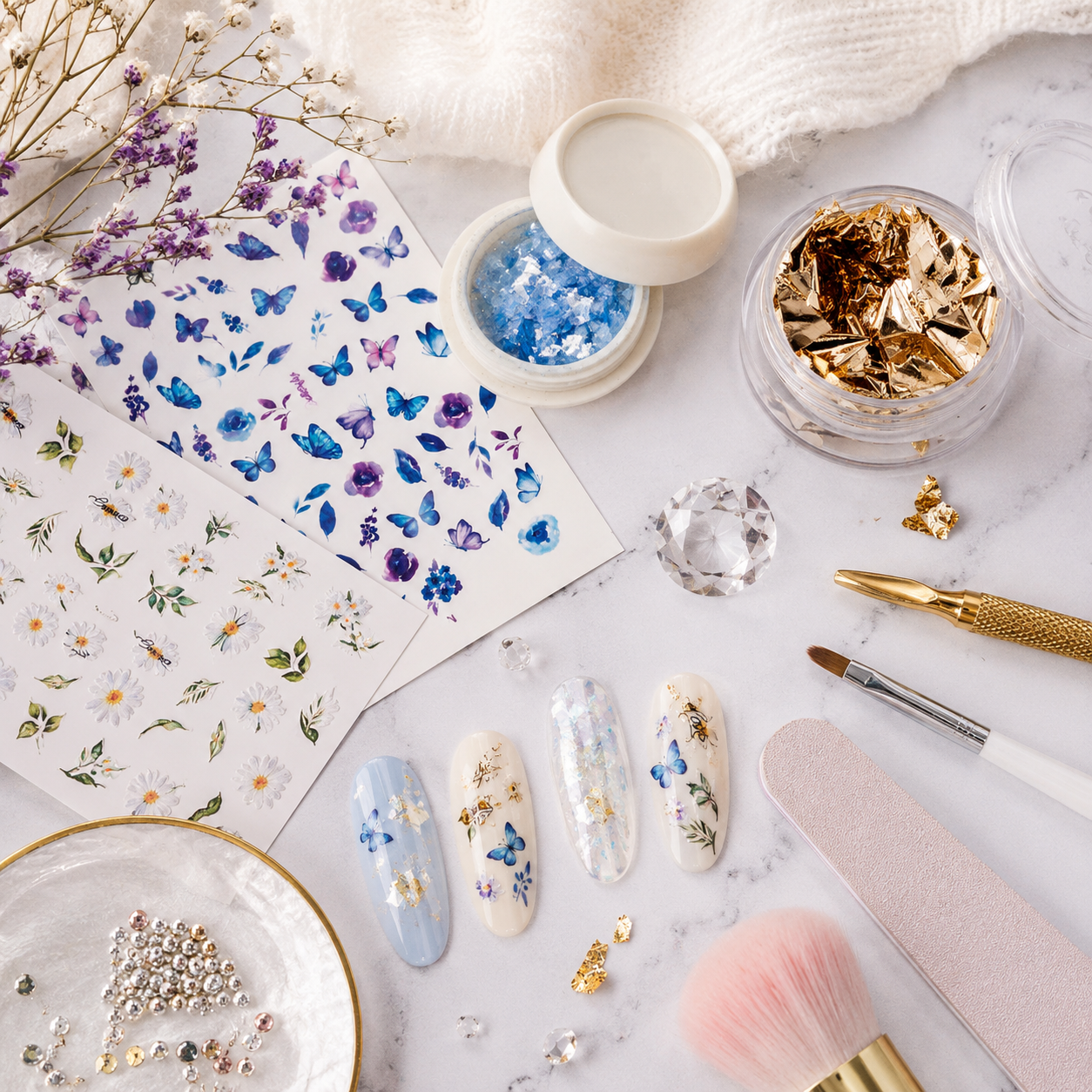Decoraciones para uñas y nail art profesional