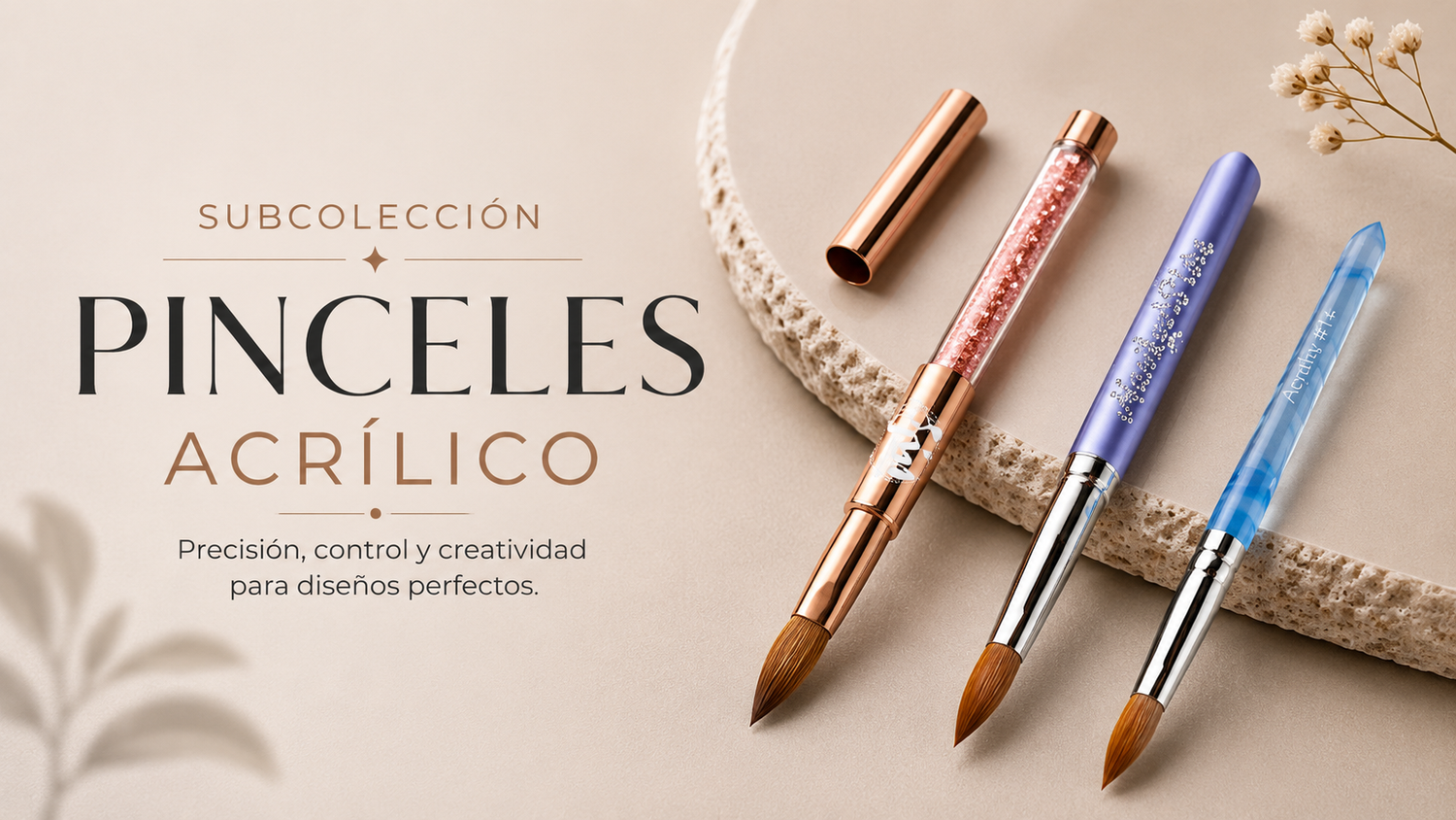 PINCELES DE ACRÍLICO