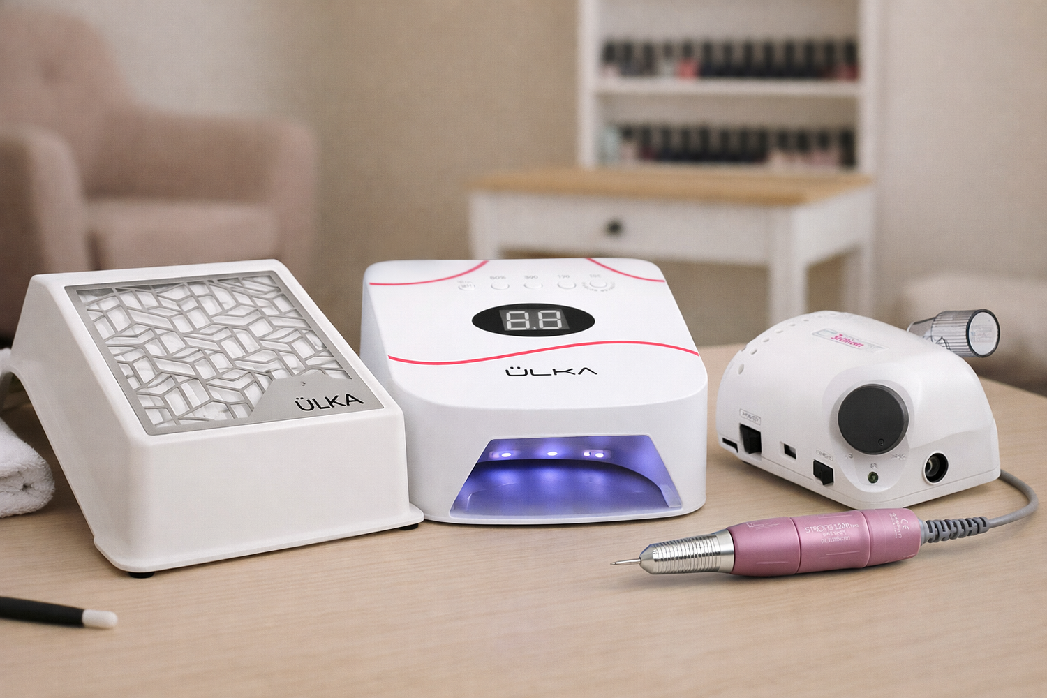 Equipos electrónicos para manicure profesional