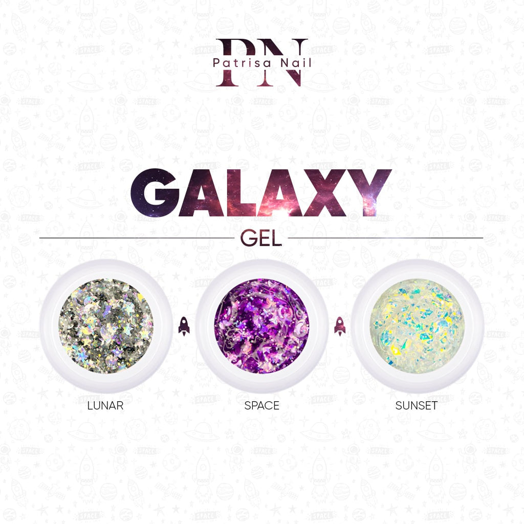 Gel Glitters Galaxy Gel