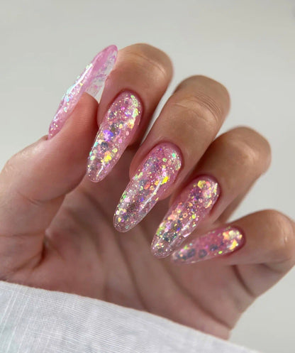 Glitter Korean Gel Raspberry Patrisa Nail 5 Gr