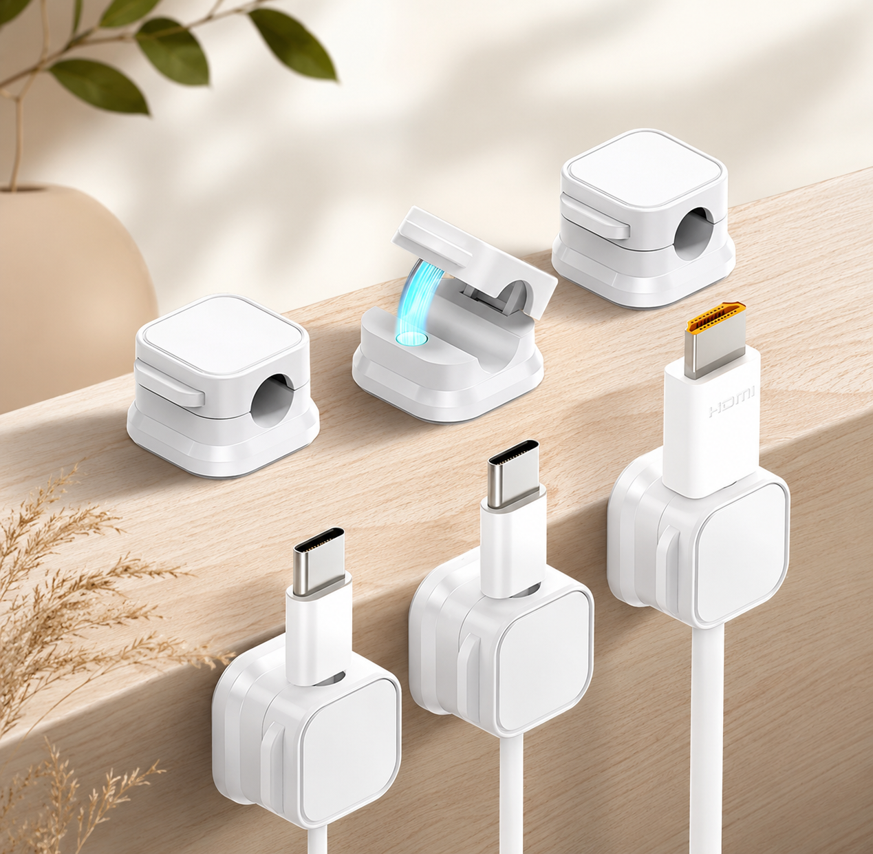 Clip Organizador de Cables