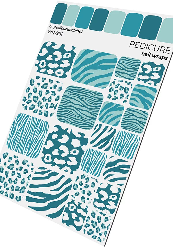 WR-991 - Sticker Pedicure The Nail Wraps