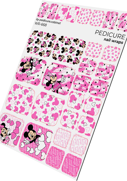 WR-668 - Sticker Pedicure The Nail Wraps