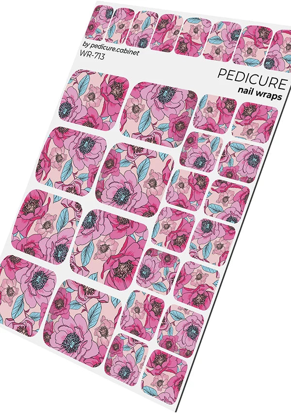 WR-713 - Sticker Pedicure The Nail Wraps