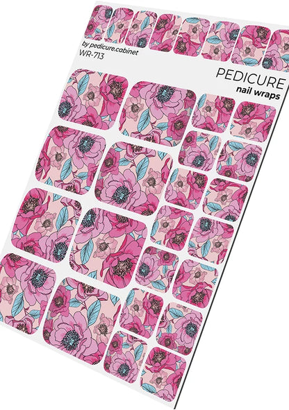 WR-713 - Sticker Pedicure The Nail Wraps