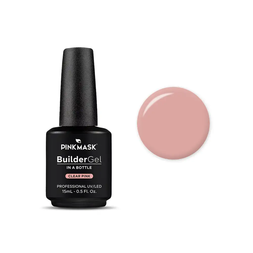 Builder Gel Clear Pink - Pink Mask 15 ml