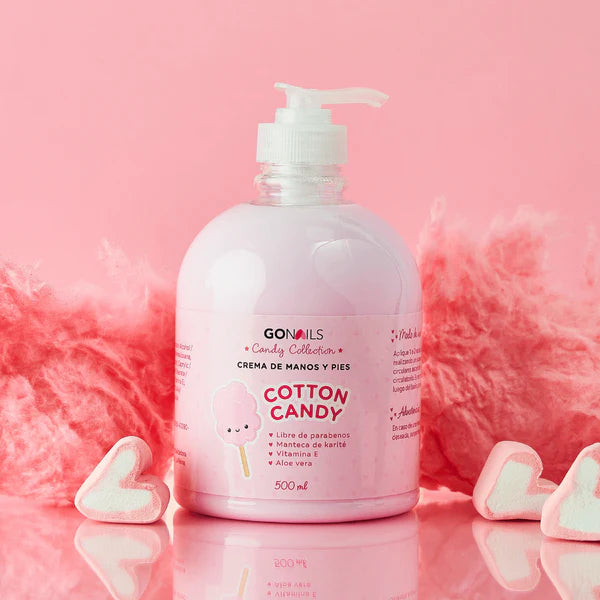 Crema De Manos y Pies Go Nails Cotton Candy 500 ml