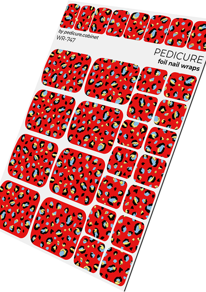 WR-747 - Sticker Pedicure The Nail Wraps