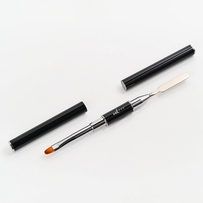 Pincel Polygel Con Espátula Nail Pro