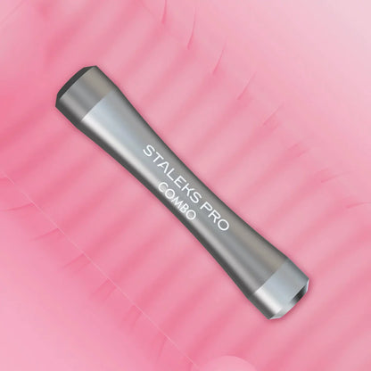 Mango Plateado para Repujador de Cutículas STALEKS UNIQ 10 – Compatible con Puntas Intercambiables