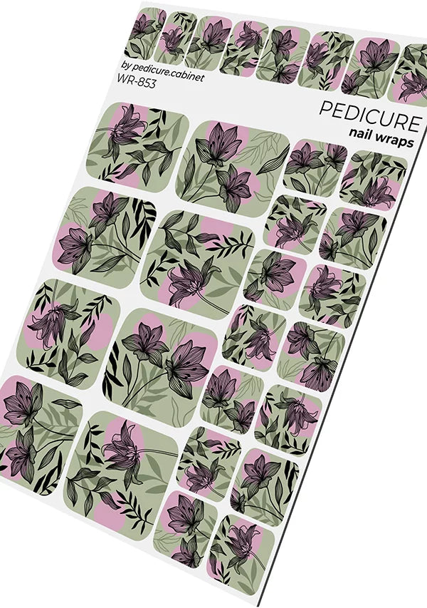 WR-853 - Sticker Pedicure The Nail Wraps