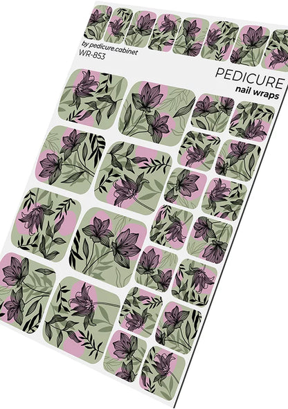 WR-853 - Sticker Pedicure The Nail Wraps