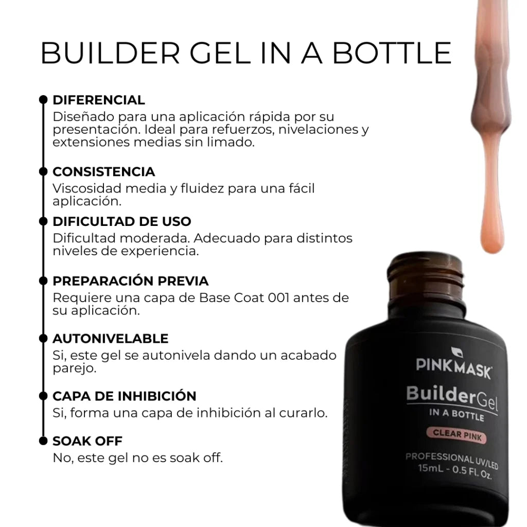 Builder Gel Light Nude Pink Mask 15 ml