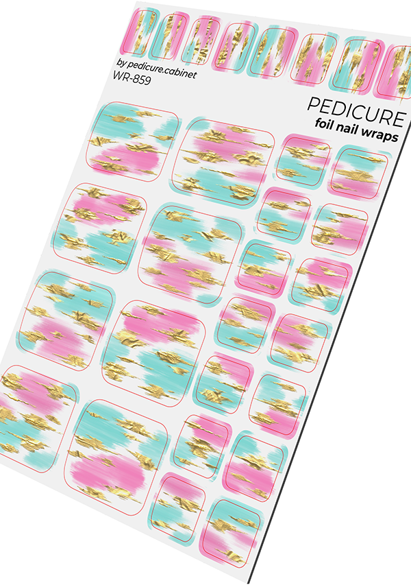 WR-859 - Sticker Pedicure The Nail Wraps