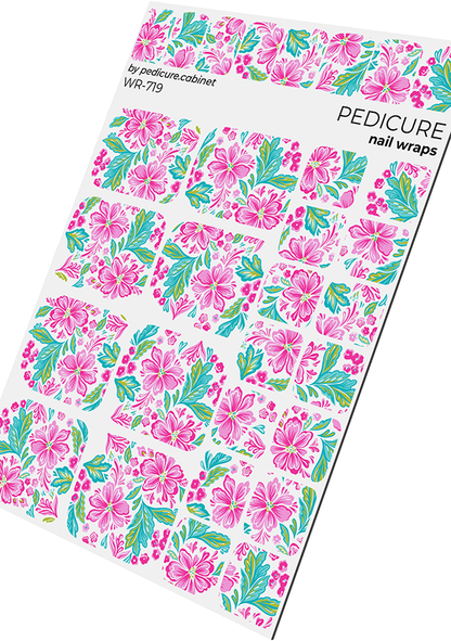 WR-719 - Sticker Pedicure The Nail Wraps