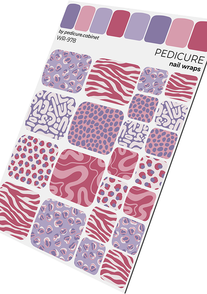 WR-978 - Sticker Pedicure The Nail Wraps