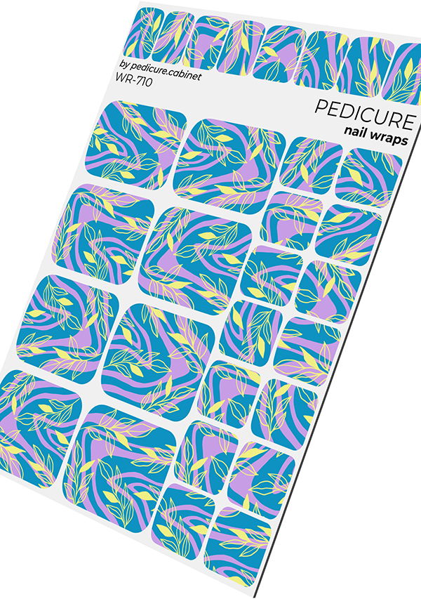 WR-710 - Sticker Pedicure The Nail Wraps