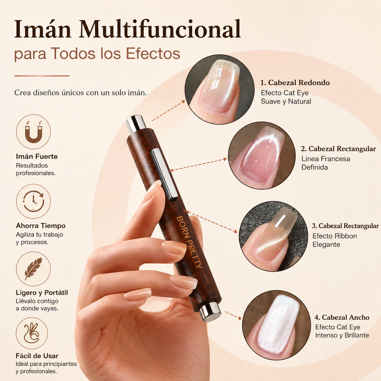 Imán 3 en 1 Born Pretty